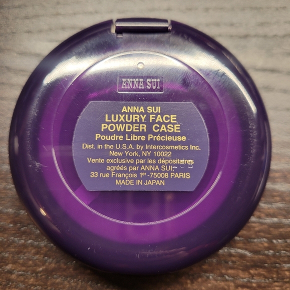 💸SOLD💰_🛑_💜ANNA SUI LUXURY FACE POWDER CASE MOP [BNIB]💜 - Picture 10 of 15